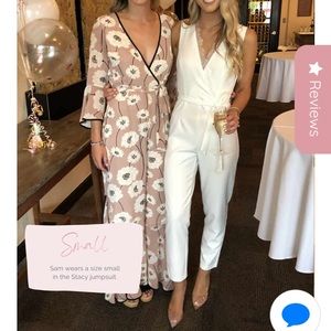 NWT Eternal Ivory Bridal Jumpsuit - Rehearsal Dinner, Reception, Bridal Shower